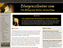 Tablet Screenshot of bluegrassguitar.com